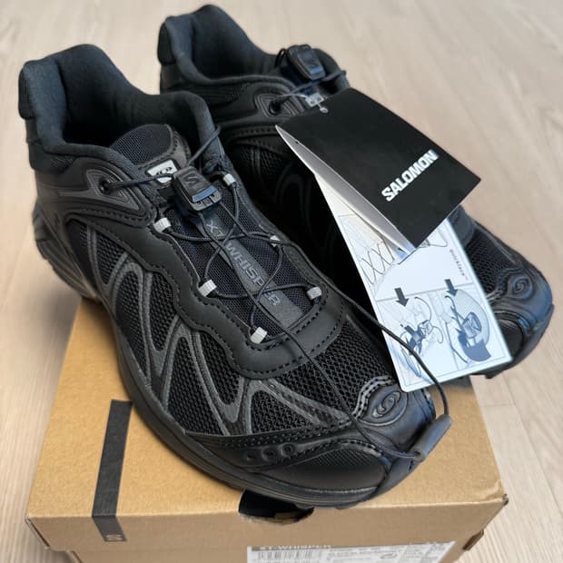 살로몬 XT-위스퍼 블랙 아스팔트