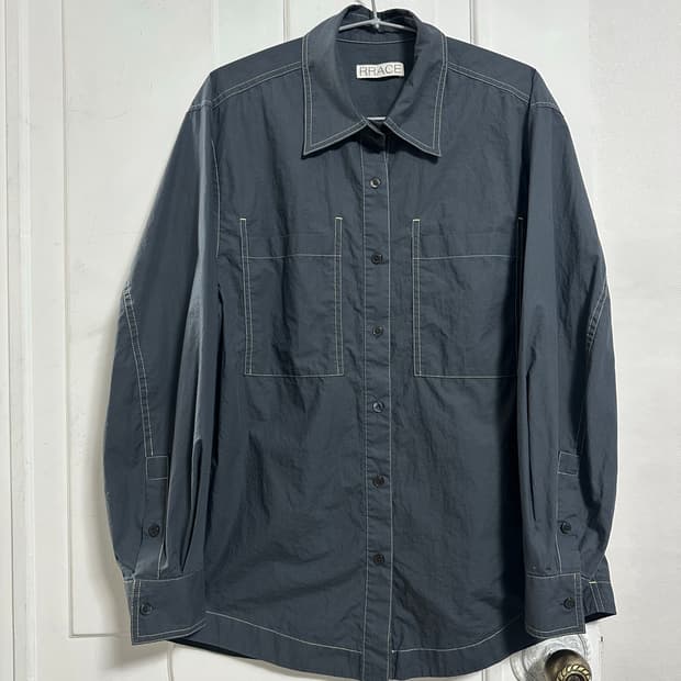 레이스 RRACE 스티치 포켓 셔츠
