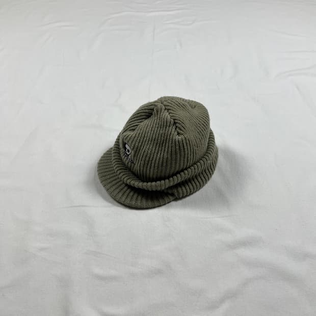 90‘s 스컬스케이트 skull skate 로고 니트 비니 캡 모자