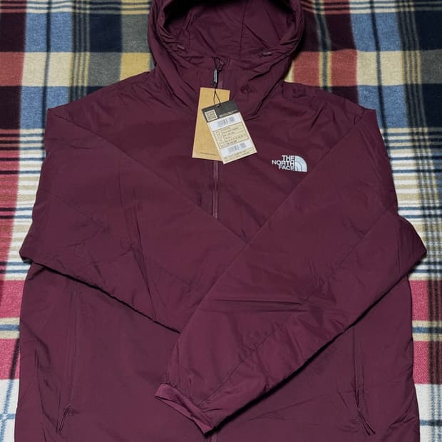 새상품) 노스페이스 펠릭스 후드 윈드브레이커 (버건디,와인, XL)