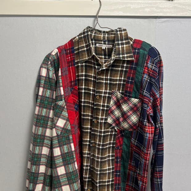 니들스 패치워크 셔츠