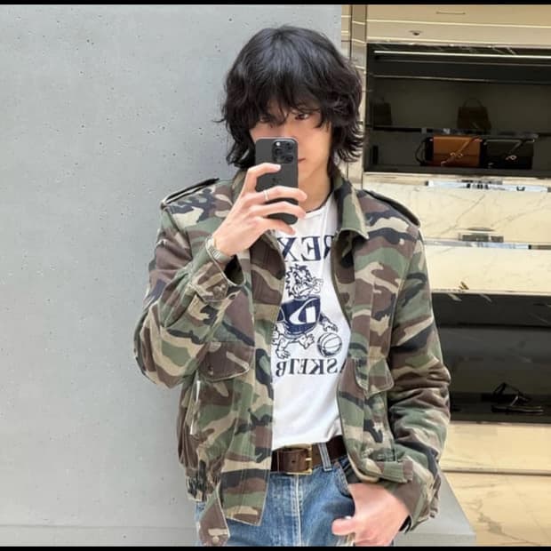 (구함)생로랑 19aw 카모 봄버 자켓