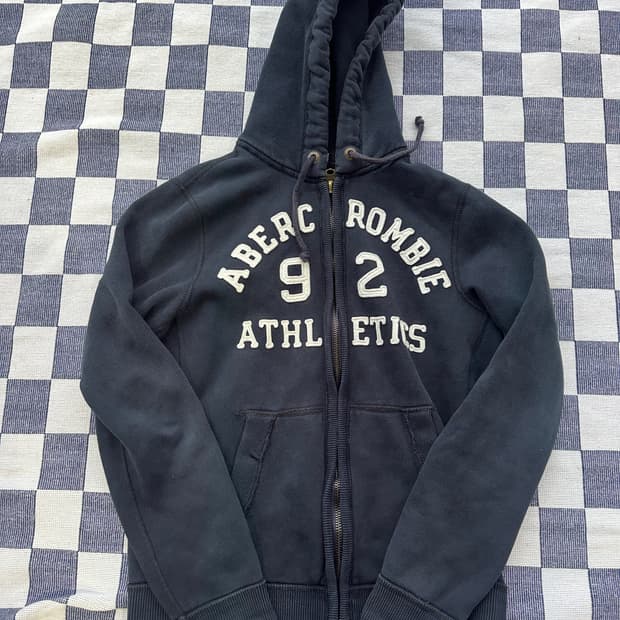 아베크롬비 후드집업 네이비 L