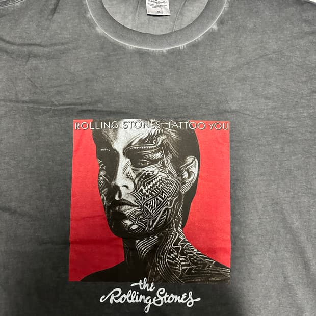 롤링스톤스 tattoo you 빈티지 셔츠