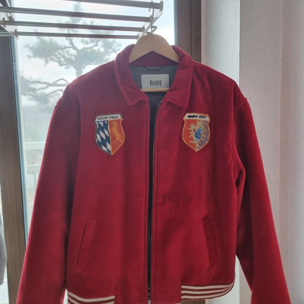 BODE Red wenham souvenir jacket