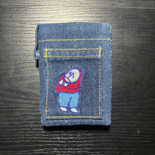 폴라스케이트 빅보이 데님 지갑 (핸드메이드)
