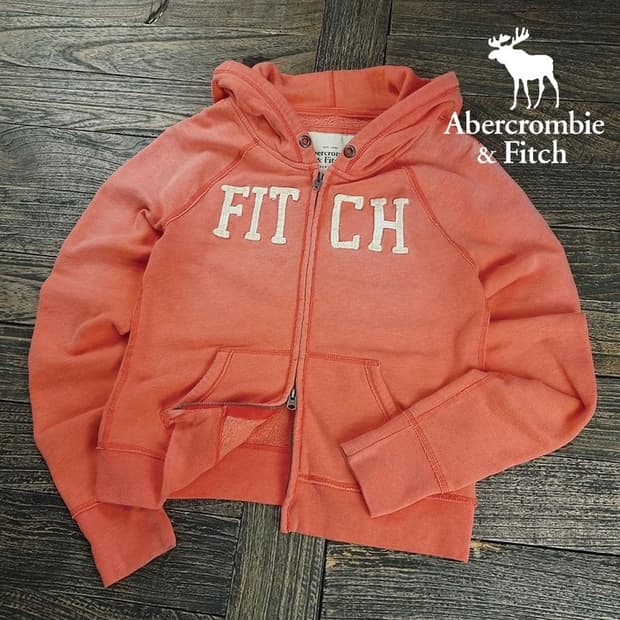 [아베크롬비] Y2K 빈티지 워시드 슬림핏 후드 집업 M19502