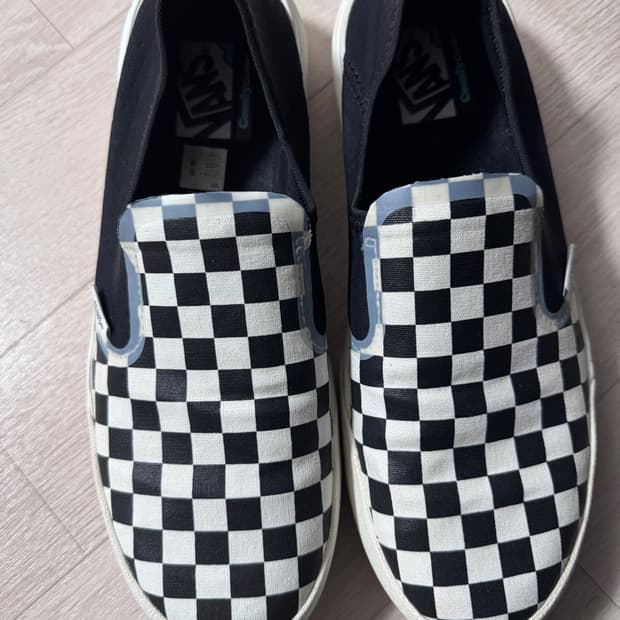 반스 컴피쿠시원 블랙 체커보드 275 