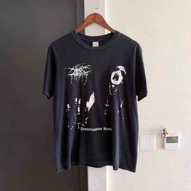 빈티지 00s Darkthrone 티셔츠