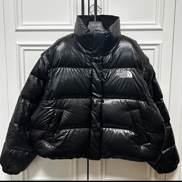 노스페이스 W 화이트라벨 글로시 디테처블 다운 자켓(95)