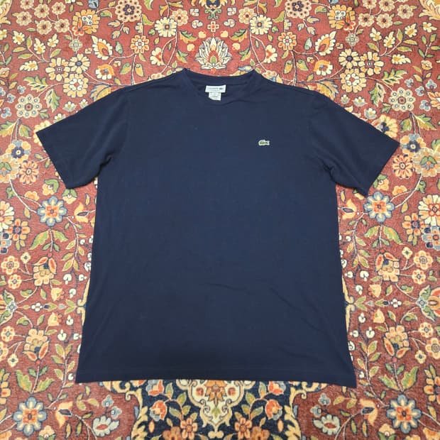 라코스테 프렌치 피케 반팔 티셔츠 네이비 (US L)