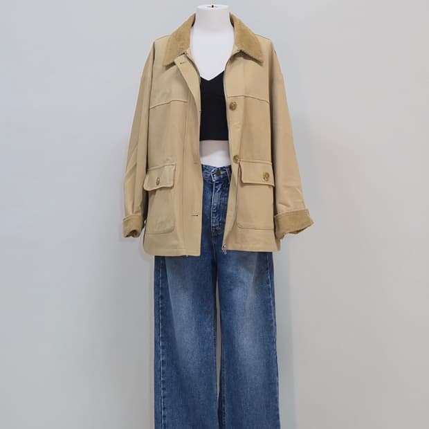 spao 베이지 자켓 M