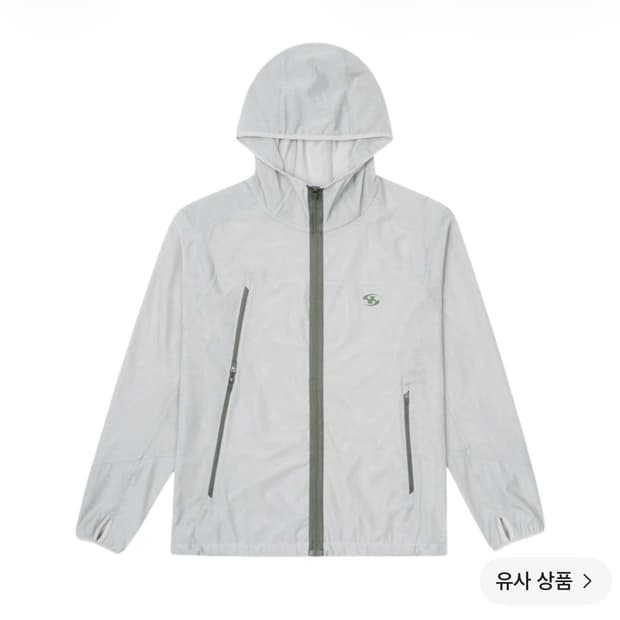 산산기어 지퍼 메쉬 자켓 그레이 - 24SS