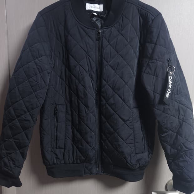 켈빈클라인 퀄팅 봄버자켓, L