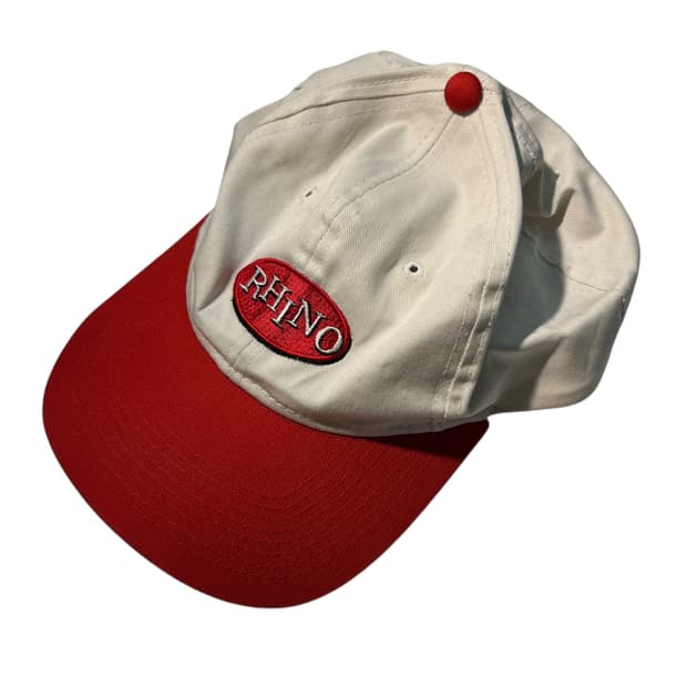 빈티지 90s Rhino Records 자수 캡