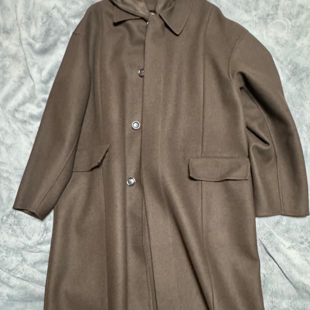 준지 헨드메이드 후드 코트