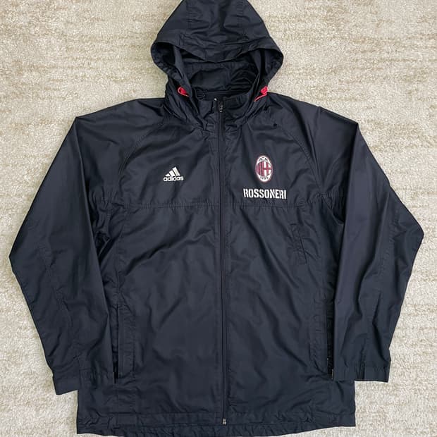 [105] 00s 아디다스 AC MILAN 로쏘네리 바람막이 윈드브레이커