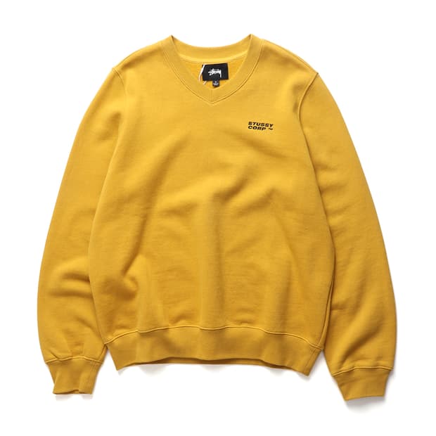 스투시 STUSSY V-neck Sweatshirt