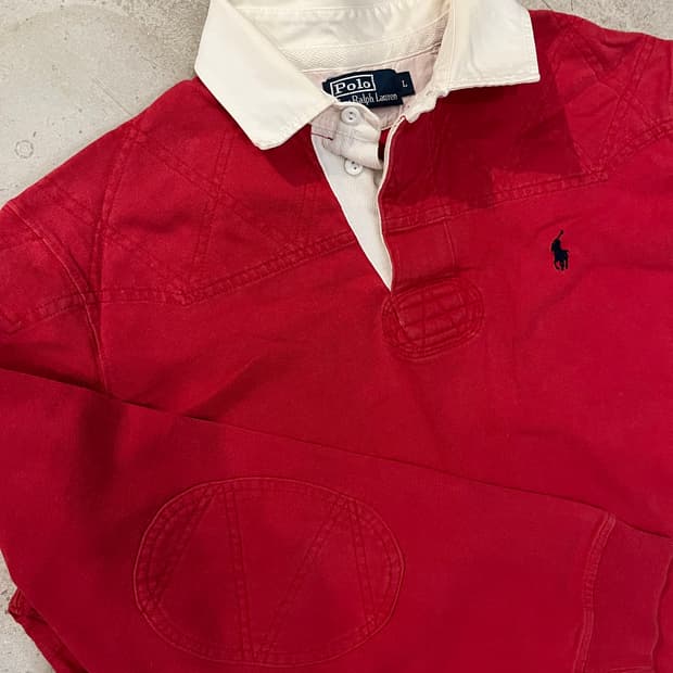 빈티지 랄프로렌 폴로 럭비티셔츠