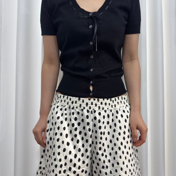 pattern short pants