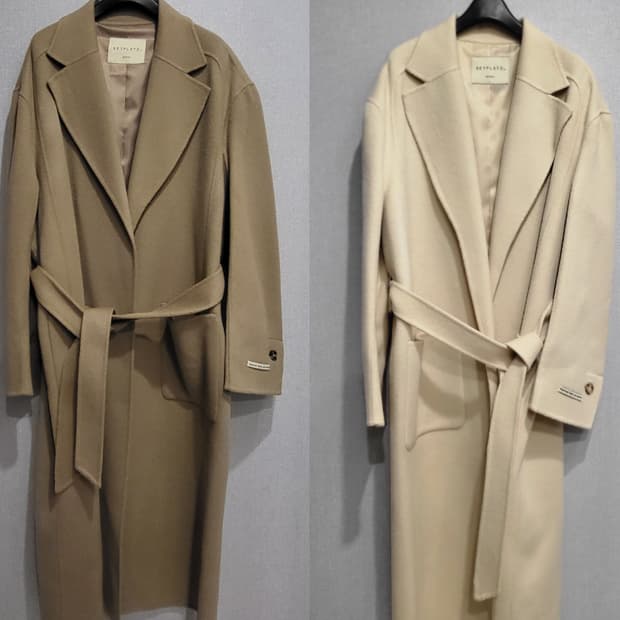 택포♦️새상품♦️핸드메이드 롱 코트 울코트 아우터 겨울 자켓