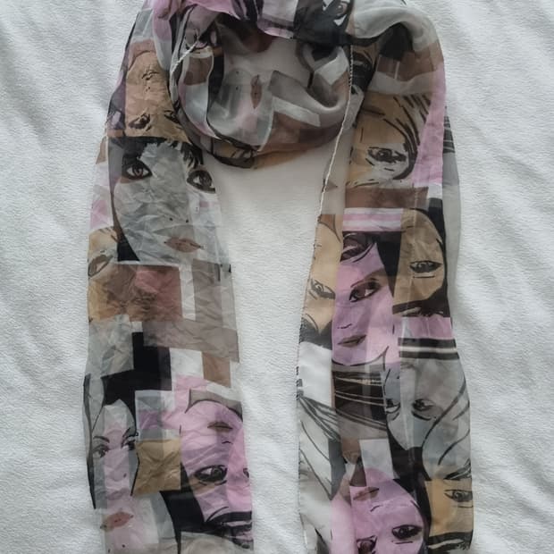 빈티지 y2k 00s 갸루 머플러