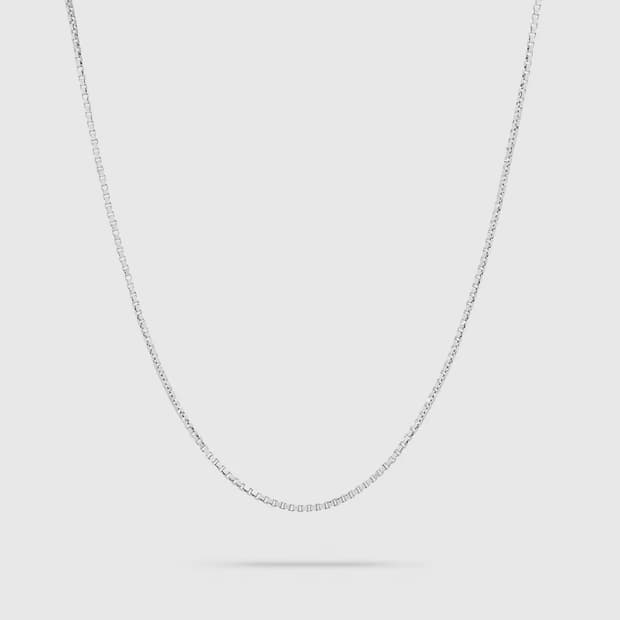 TOM WOOD 톰우드 스퀘어 체인 목걸이 925실버 20.5인치