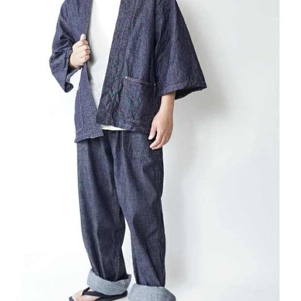 [새상품] 풀카운트 데님 하피