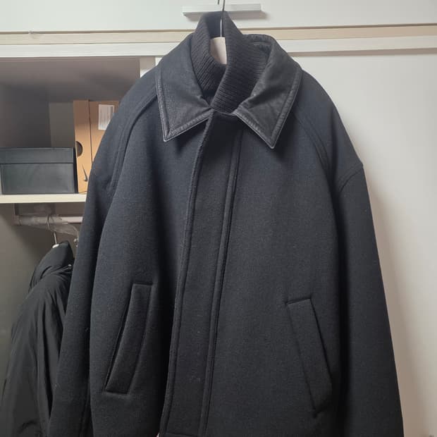 준지 25fw니트레이어드 숏코트 48