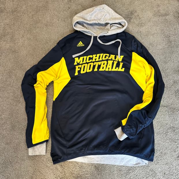 아디다스 클라이밋  울버린스 미시간 풋볼 저지M