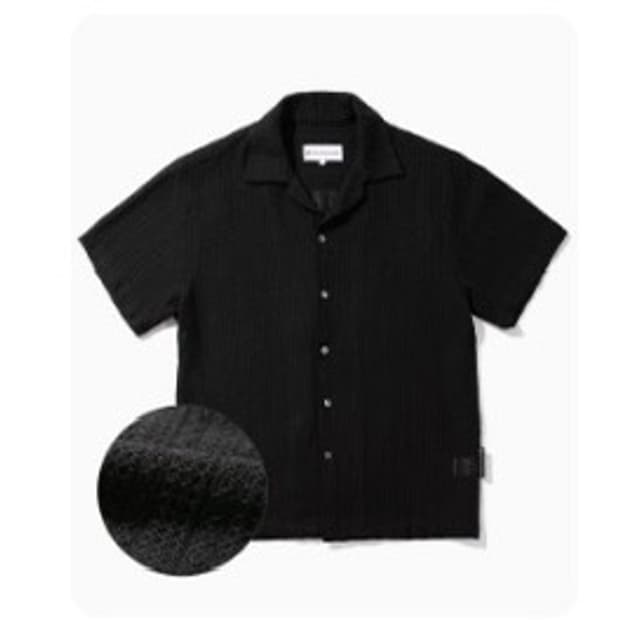킹아카이브 open collor knit shirt