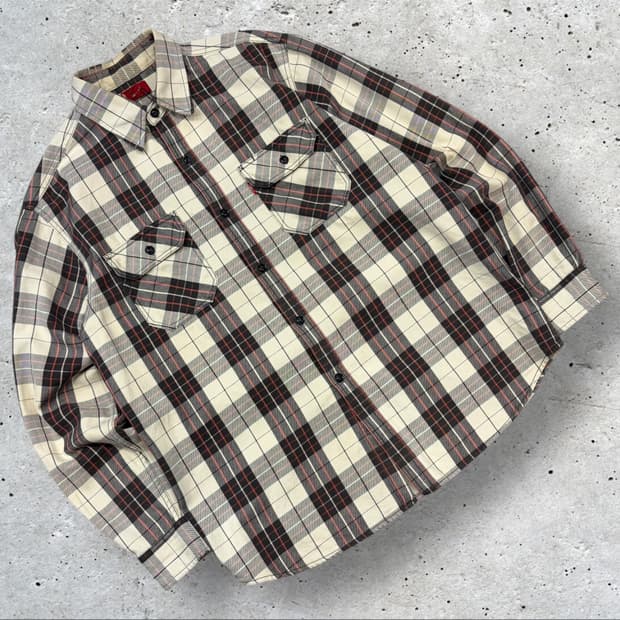 [L] 리바이스 레드탭 투포켓 체크 셔츠 남방 긴팔 B420