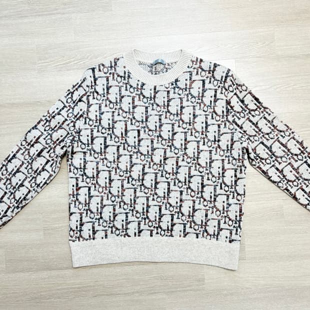 디올 오블리크 니트 xxl