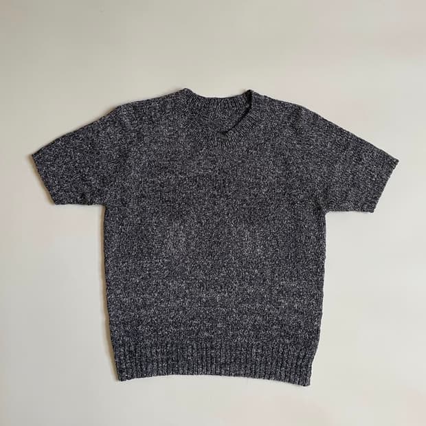 이세이미야케 플리츠플리즈 반팔 니트