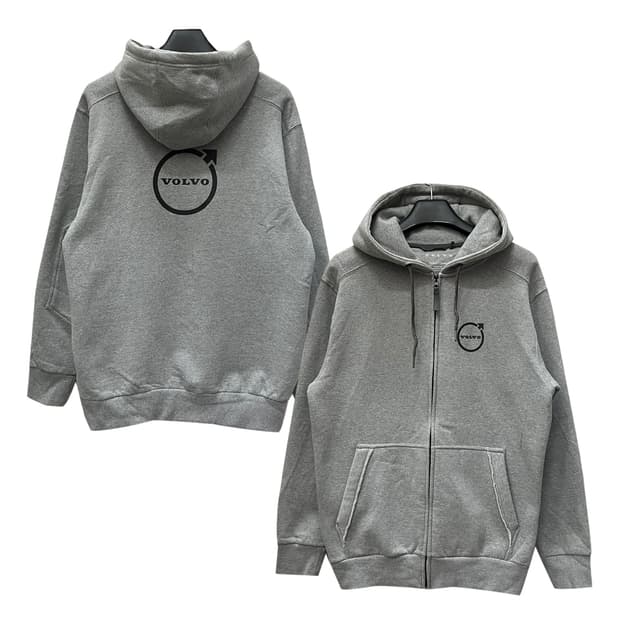 VOLVO 볼보 오피셜 백로고 후드 집업 L