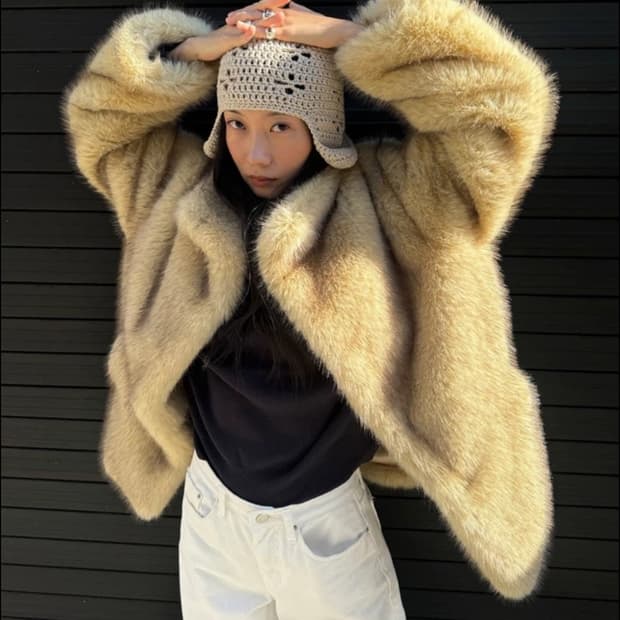 오브오브 퍼 자켓 애쉬 옐로우