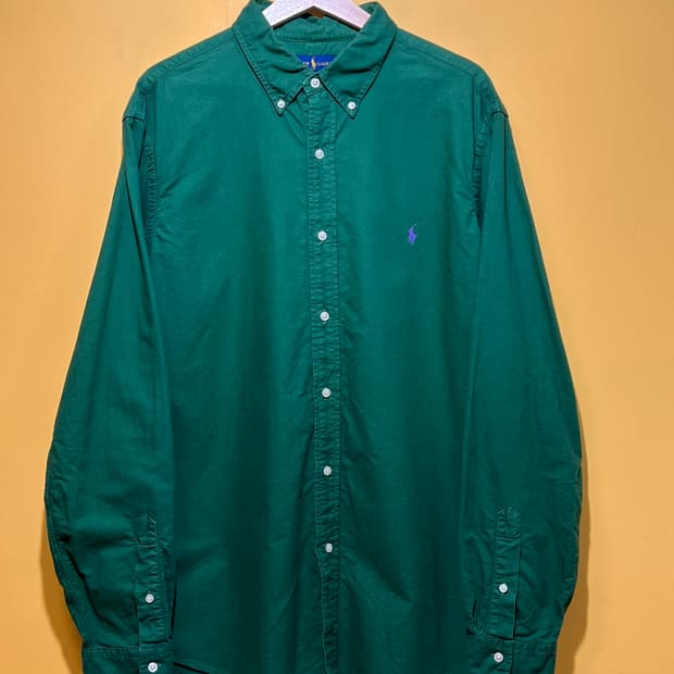 [XL] 폴로 랄프로렌 클래식 핏 그린 셔츠