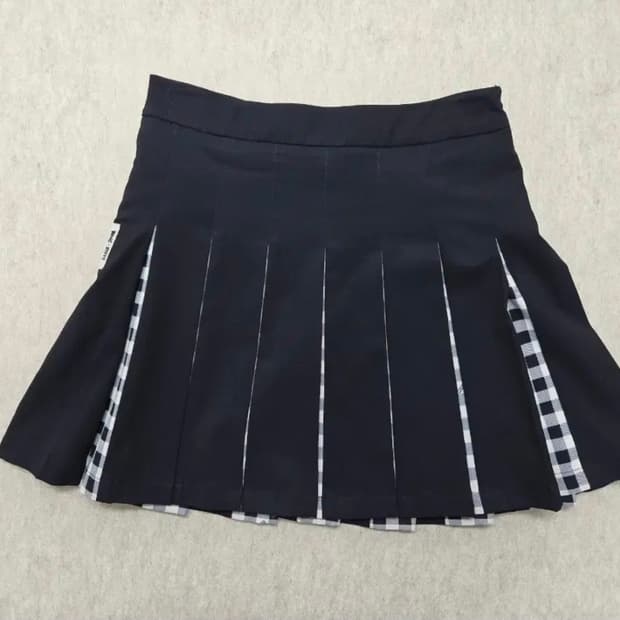 여성 0호 왁 WAAC 골프 플리츠 스커트 치마