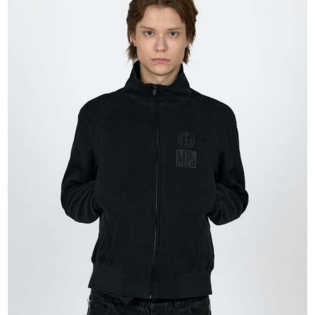 MPa CONTRAST ZIPPED JACKET (BLACK)