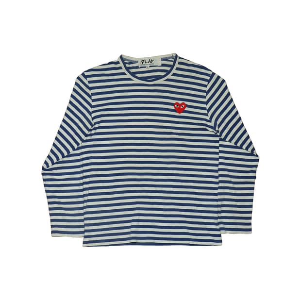 [정품]꼼데가르송 롱슬리브 네이비