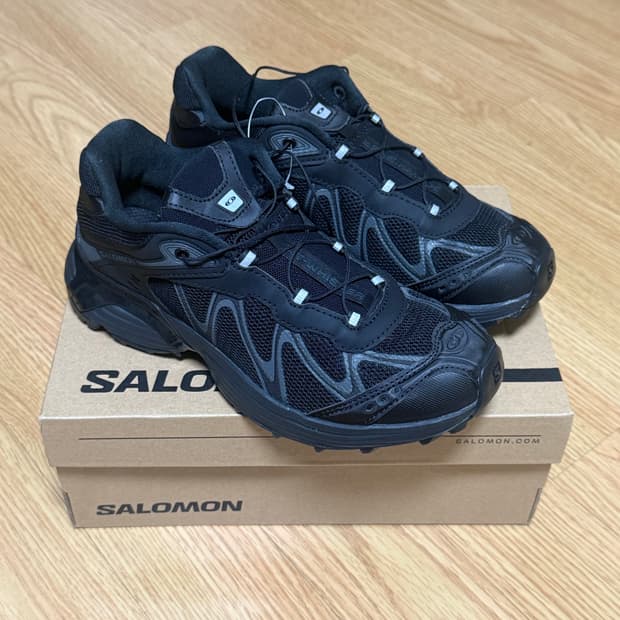 살로몬 XT-위스퍼 블랙 아스팔트 230