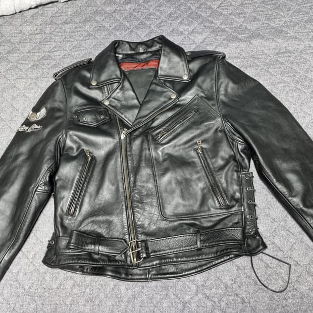 Oakwood 소가죽 라이더자켓