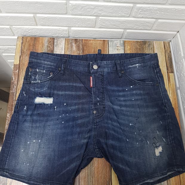 [54/정품] 디스퀘어드2 데님 숏팬츠 데미지 워싱진