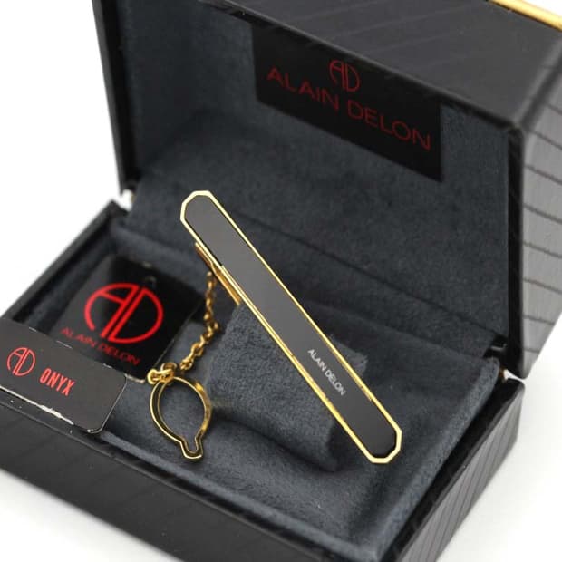 알랭들롱 A+등급 4.9cm 남자 명품 넥타이핀 빈티지