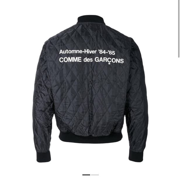 (구매) 꼼데가르송 퀄티드 84-85 스태프 블루종 블랙