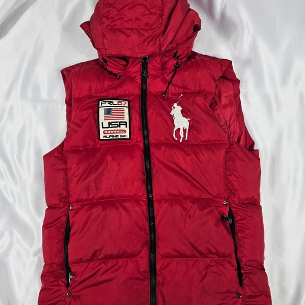 폴로미국빅포니베스트패딩