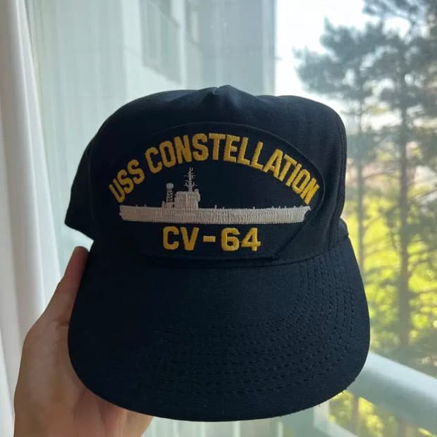 [USA vintage] 90s EAGLE CREST 미해군전함 캡