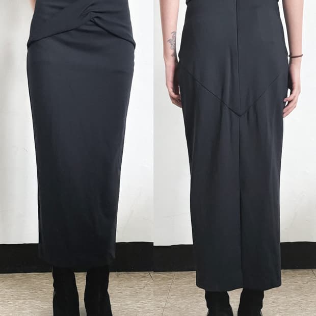 하이더아커만 드레이프 롱스커트