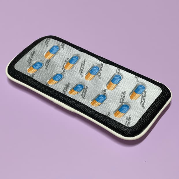 202425A/W 언더커버 알약 파우치