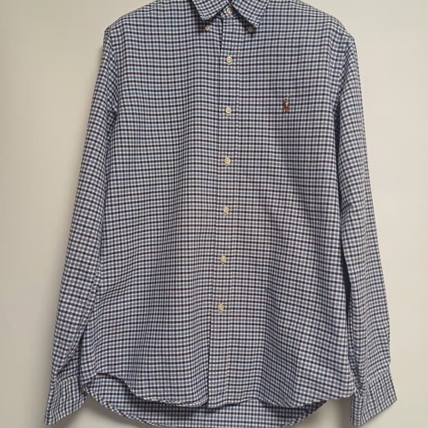 [정품] 폴로 랄프로렌 클래식 핏 깅엄 체크 셔츠 (M/Classic F